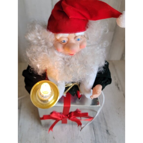 Vintage Telco elf motionette candle gift box Xmas animated - Picture 1 of 14